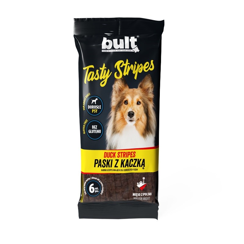BULT Tasty stripes Duck - dog treat - 6 pcs BULT Tasty stripes Duck - dog treat - 6 pcs