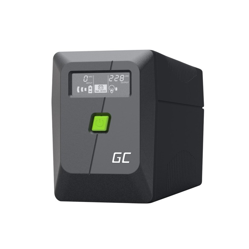Green Cell uninterruptible power supply (UPS) Line-Interactive 0.85 kVA 480 W 2 AC outlet(s)