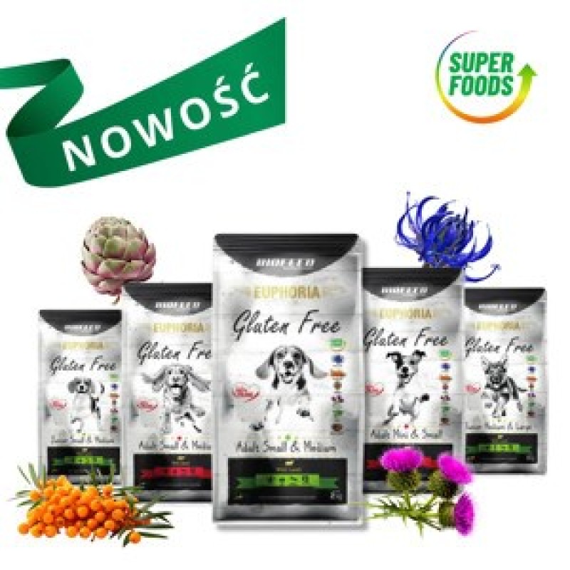 BIOFEED Euphoria Gluten Free Junior medium & large Lamb - dry dog food - 2kg BIOFEED Euphoria Gluten Free Junior medium & large Lamb - dry dog food - 2kg
