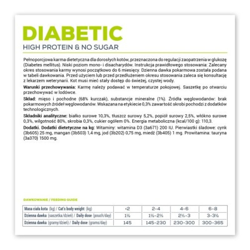 VET EXPERT Veterinary Diet Diabetic Cat - wet food for cats - 100g VET EXPERT Veterinary Diet Diabetic Cat - wet food for cats - 100g