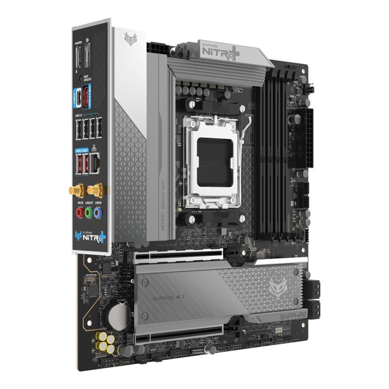 Sapphire NITRO+ B850M WIFI AMD B850 Socket AM5 micro ATX