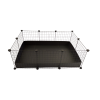 C&C Modular cage 3x2 110x75 cm guinea pig, hedgehog, black C&C Modular cage 3x2 110x75 cm guinea pig, hedgehog, black