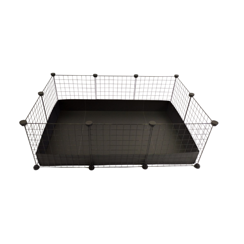 C&C Modular cage 3x2 110x75 cm guinea pig, hedgehog, black C&C Modular cage 3x2 110x75 cm guinea pig, hedgehog, black