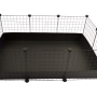 C&C Modular cage 3x2 110x75 cm guinea pig, hedgehog, black