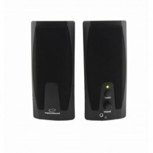 Esperanza EP110 loudspeaker 2-way 6 W Black Wired