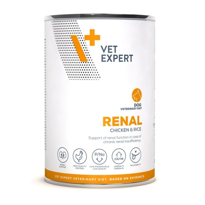 VET EXPERT Renal Chicken - wet dog food - 400g VET EXPERT Renal Chicken - wet dog food - 400g