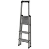 Krause Solidy Folding ladder silver