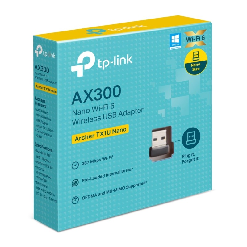 TP-LINK ARCHER TX1U NANO NETWORK CARD TP-LINK ARCHER TX1U NANO NETWORK CARD