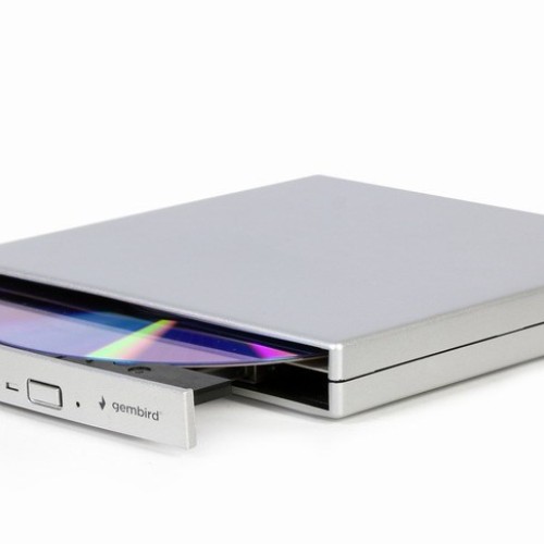 Gembird DVD-USB-021-SV External USB DVD drive, silver