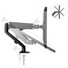 Maclean MC-860N Monitor Mount, with Gas Spring, 13