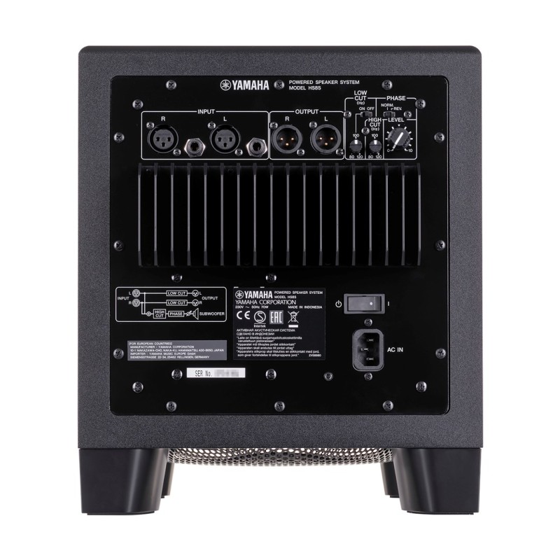 Yamaha HS8S subwoofer Black 150 W Yamaha HS8S subwoofer Black 150 W