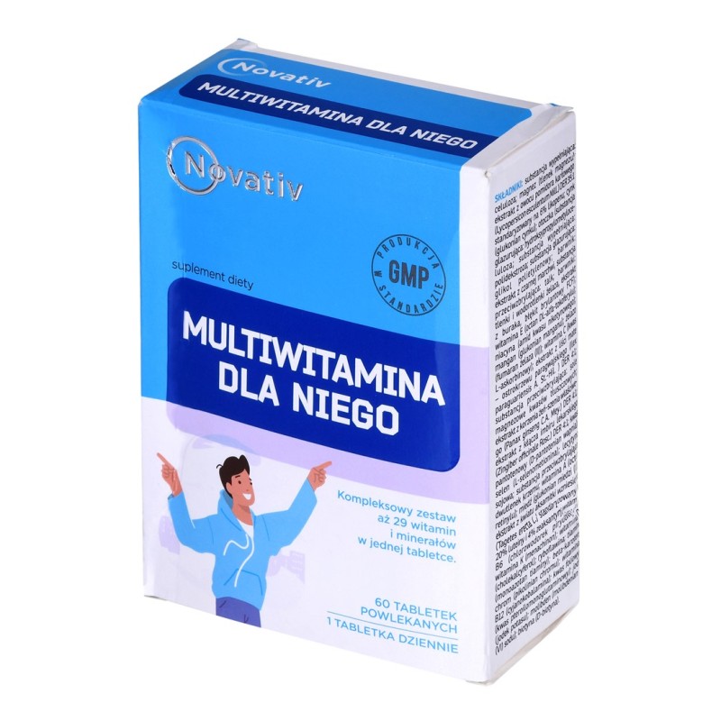 Novativ Multivitamin for Him 60 film-coated tablets Novativ Multivitamin for Him 60 film-coated tablets