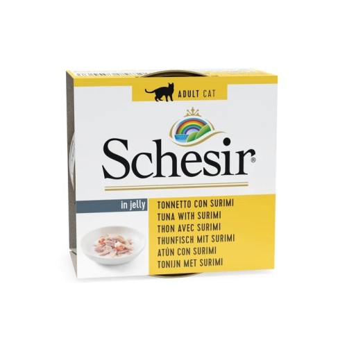 SCHESIR in jelly Tuna with surimi - wet cat food - 85 g SCHESIR in jelly Tuna with surimi - wet cat food - 85 g