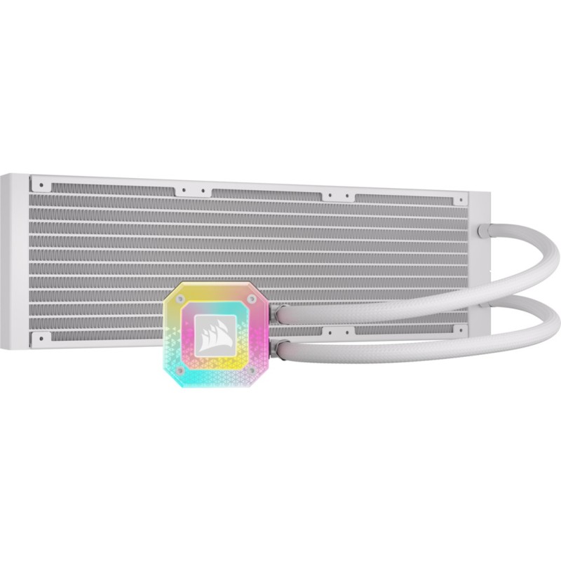 Corsair CW-9060073-WW computer cooling system Processor All-in-one liquid cooler 12 cm White 1 pc(s) Corsair CW-9060073-WW computer cooling system Processor All-in-one liquid cooler 12 cm White 1 pc(s)