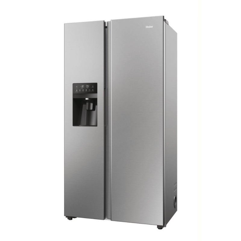 Haier SBS 90 Serie 5 HSR5918DIMP Free-standing double-sided fridge-freezer combination 511 l D Platinum, stainless steel