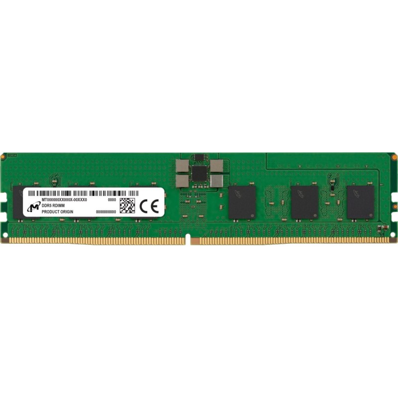 Micron ECC UDIMM DDR5 16GB 1Rx8 5600MHz PC5-44800 MTC10C1084S1EC56BR