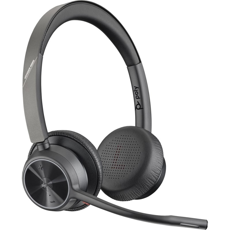 POLY Voyager 4320 Microsoft Teams Certified Headset +BT700 dongle +Charging Stand POLY Voyager 4320 Microsoft Teams Certified Headset +BT700 dongle +Charging Stand