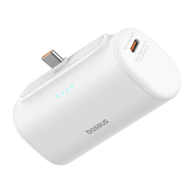 Baseus Compact P10068306213-00 Lithium-ion power bank 5000 mAh White Baseus Compact P10068306213-00 Lithium-ion power bank 5000 mAh White