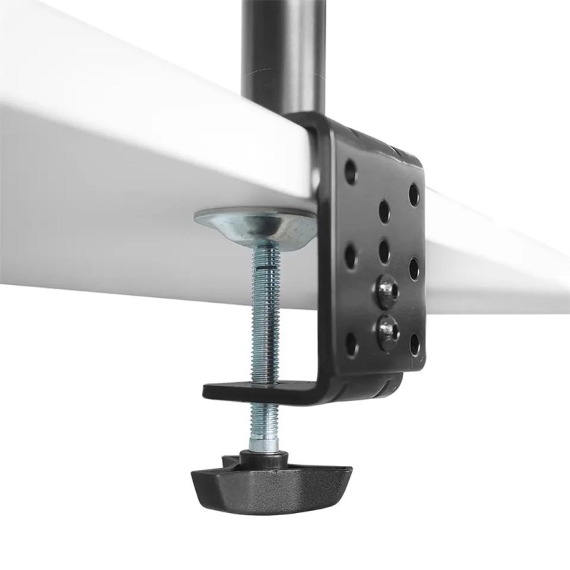 Maclean MC-967 Double Vertical Monitor Desk Mount Screen Holder max VESA 100x100, 13-27 Maclean MC-967 Double Vertical Monitor Desk Mount Screen Holder max VESA 100x100, 13-27