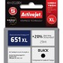Activejet AH-651BRX Ink (replacement for HP 651 C2P10AE; Premium; 20 ml; black)