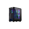 MSI MAG FORGE M100A computer case Micro Tower Black, Transparent