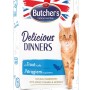 BUTCHER'S Delicious Dinners Pieces with trout in jelly - wet cat food - 400g