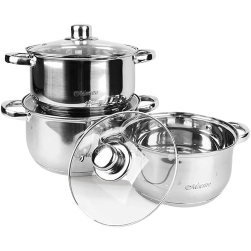 MAESTRO MR-2020-6M Cookware set 6 pieces MAESTRO MR-2020-6M Cookware set 6 pieces