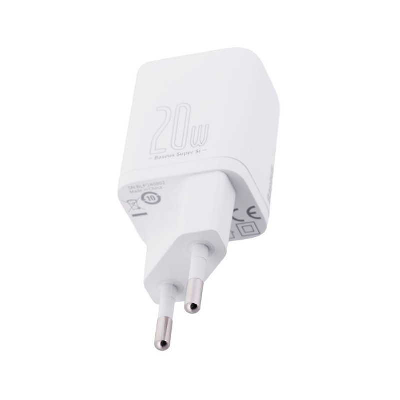 Baseus Super Si Smartphone White AC Fast charging Indoor Baseus Super Si Smartphone White AC Fast charging Indoor