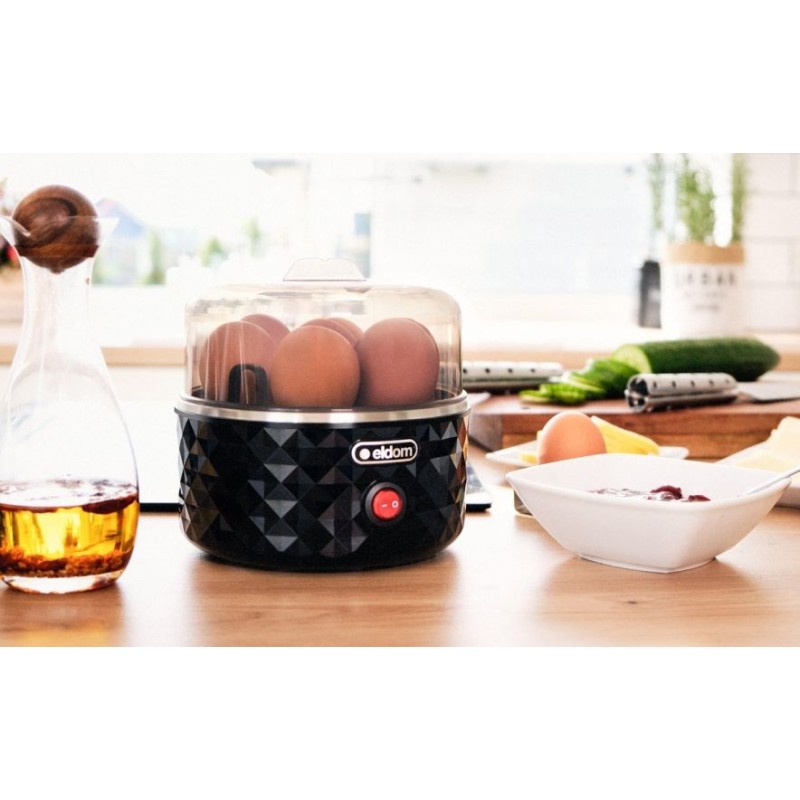 EM101C ELDOM Egg cooker EGGO, 1-7 eggs, 380 W, adjustable cooking hardness EM101C ELDOM Egg cooker EGGO, 1-7 eggs, 380 W, adjustable cooking hardness