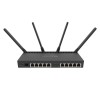 Mikrotik RB4011iGS+5HacQ2HnD-IN wireless router Gigabit Ethernet Dual-band (2.4 GHz / 5 GHz) Black Mikrotik RB4011iGS+5HacQ2HnD-IN wireless router Gigabit Ethernet Dual-band (2.4 GHz / 5 GHz) Black