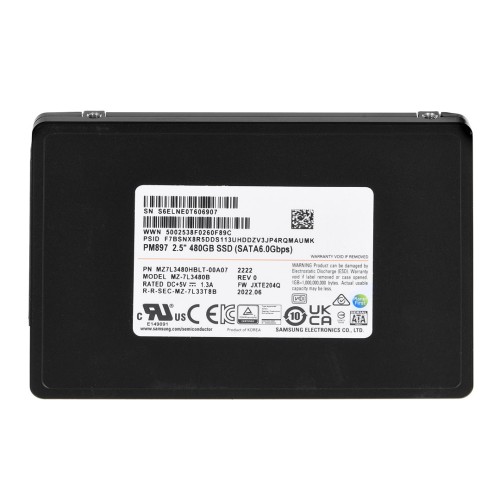 SSD Samsung PM897 480GB SATA 2.5 SSD Samsung PM897 480GB SATA 2.5