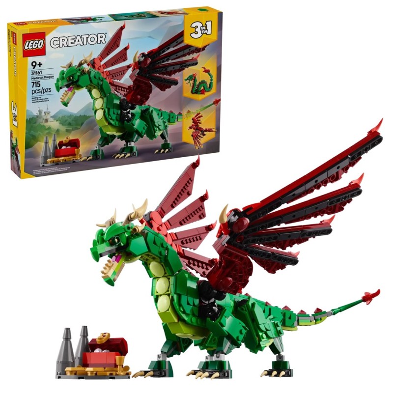 LEGO CREATOR 3 IN 1 31161 Medieval Dragon LEGO CREATOR 3 IN 1 31161 Medieval Dragon