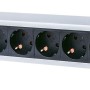 Intellinet Vertical Rackmount 12-Way Power Strip - German Type, With Single Air Switch, No Surge Protection