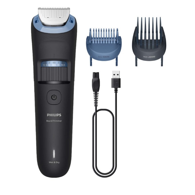 Philips Beard Trimmer 3000 Series BT3665/15 Beard grooming with full metal blades Philips Beard Trimmer 3000 Series BT3665/15 Beard grooming with full metal blades