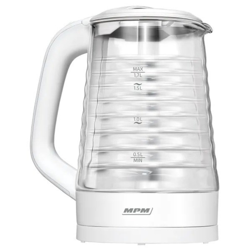 MPM MCZ-124 electric kettle 1.7 L 2200 W White