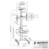 Gembird TVS-70T-02 Aluminum TV floor stand with caster wheels, 37 Gembird TVS-70T-02 Aluminum TV floor stand with caster wheels, 37