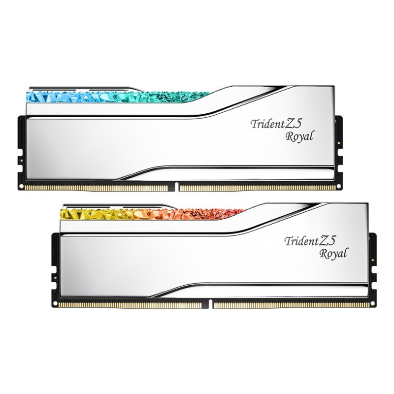 G.Skill Trident Z5 Royal F5-6800J3446F48GX2-TR5S memory module 96 GB 2 x 48 GB DDR5 G.Skill Trident Z5 Royal F5-6800J3446F48GX2-TR5S memory module 96 GB 2 x 48 GB DDR5