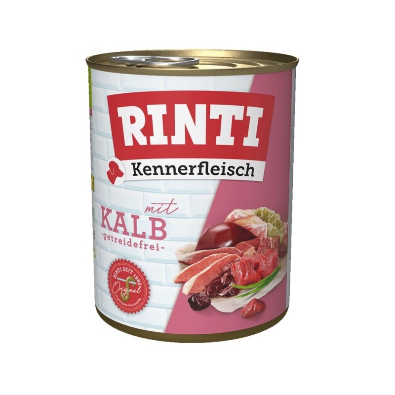 RINTI Kennerfleisch Veal - wet dog food - 800g