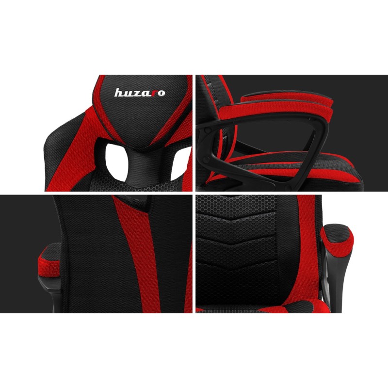 Huzaro FORCE 2.5 Red Mesh gaming chair Huzaro FORCE 2.5 Red Mesh gaming chair