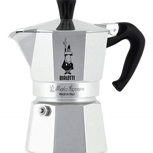 Bialetti Moka Express Moka pot 0.06 L Aluminium, Black