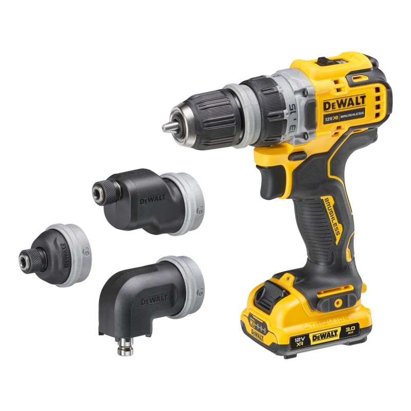 DeWalt DCD703L2T 12 V 4-head drill/driver DeWalt DCD703L2T 12 V 4-head drill/driver