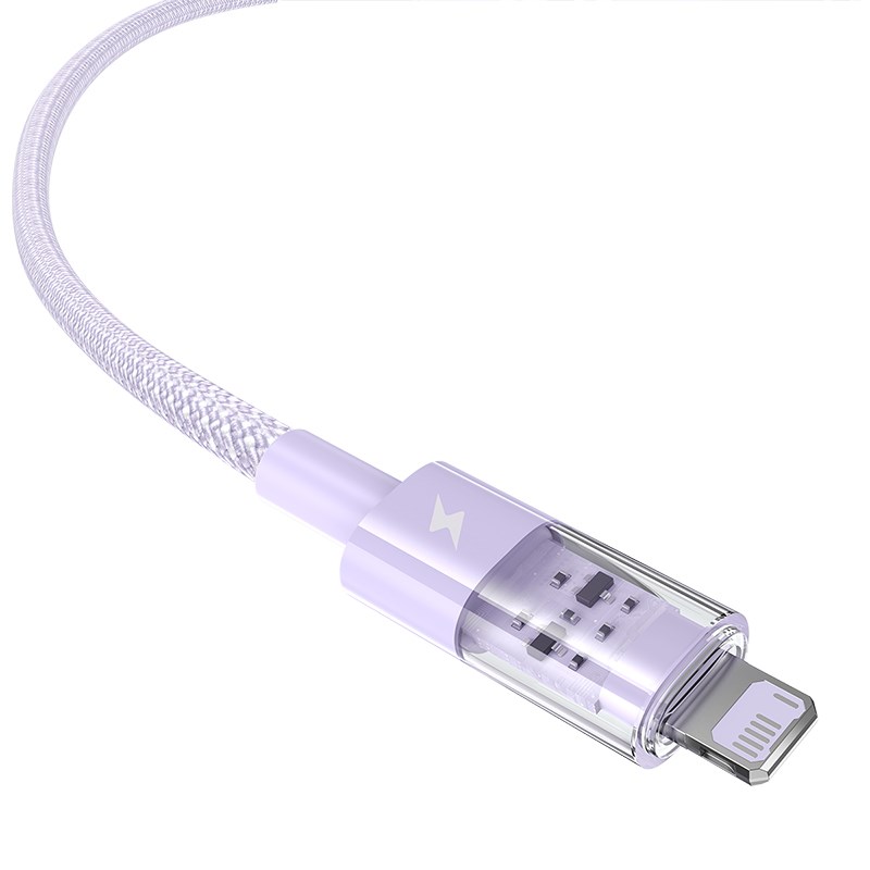Baseus Gem USB to IP 2.4A fast charging cable 2 m Purple Baseus Gem USB to IP 2.4A fast charging cable 2 m Purple