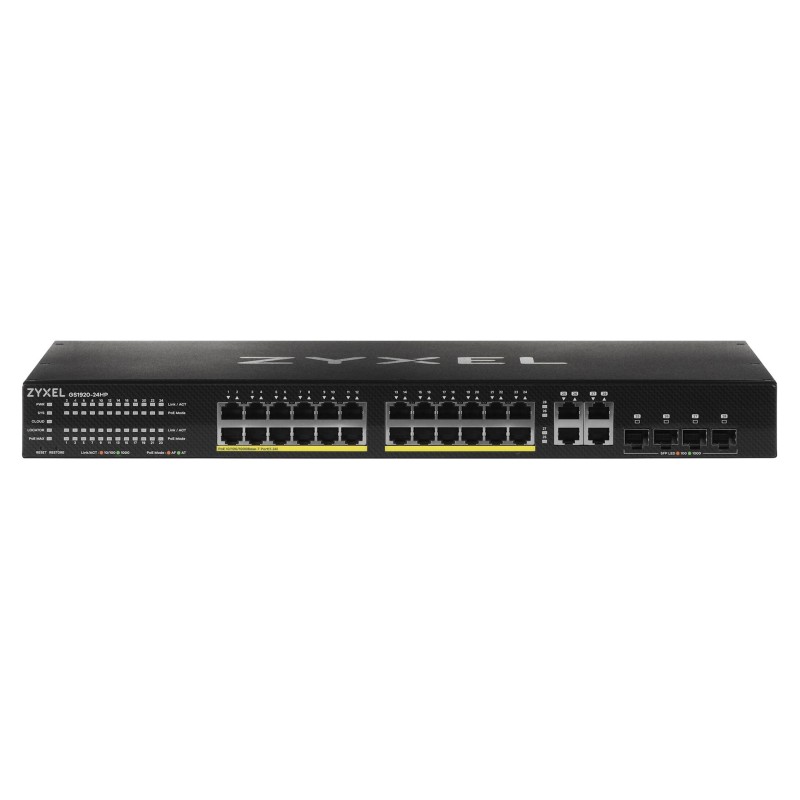 Zyxel GS1920-24HPV2 Managed Gigabit Ethernet (10/100/1000) Power over Ethernet (PoE) Black Zyxel GS1920-24HPV2 Managed Gigabit Ethernet (10/100/1000) Power over Ethernet (PoE) Black