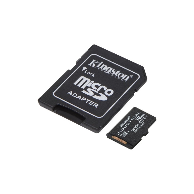 Kingston Technology Industrial 16 GB MicroSDHC UHS-I Class 10 Kingston Technology Industrial 16 GB MicroSDHC UHS-I Class 10