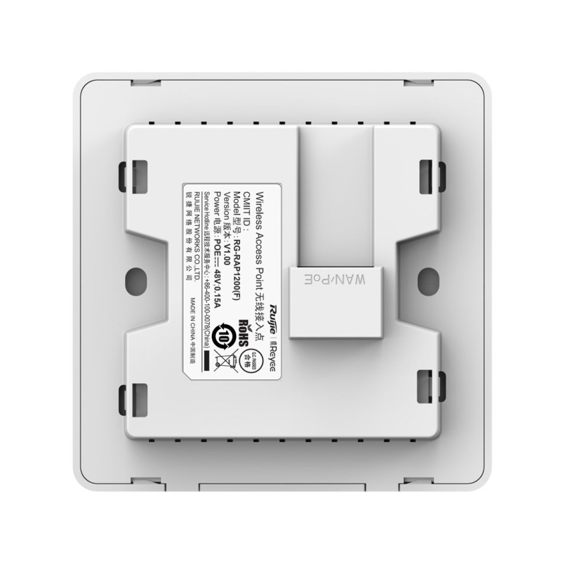 Ruijie Networks RG-RAP1200(F) wireless access point 1267 Mbit/s White Power over Ethernet (PoE) Ruijie Networks RG-RAP1200(F) wireless access point 1267 Mbit/s White Power over Ethernet (PoE)