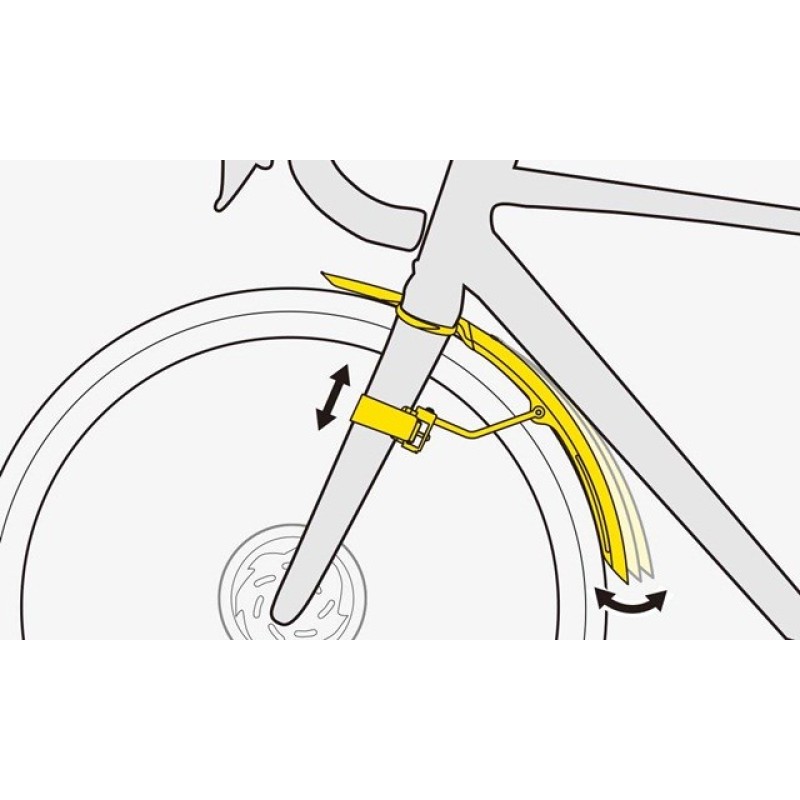 Topeak T-TC9667 Wing set for gravel bike Black Topeak T-TC9667 Wing set for gravel bike Black