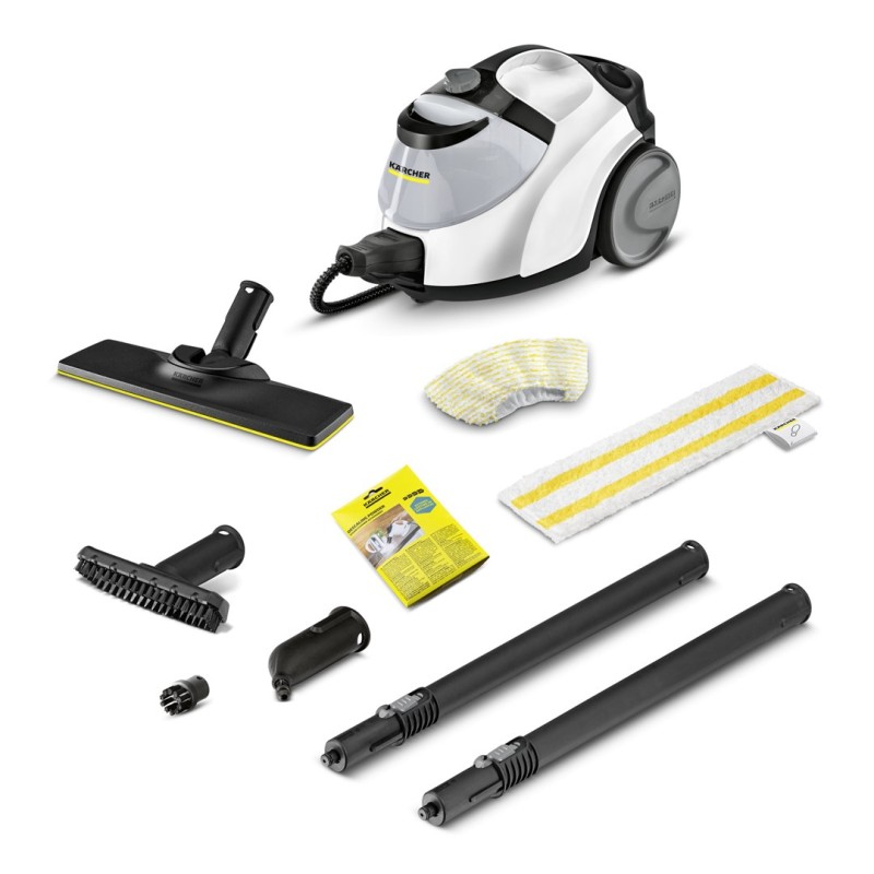 Kärcher SC 5 EasyFix IRON PLUG Cylinder steam cleaner 1.5 L 2250 W Black, White Kärcher SC 5 EasyFix IRON PLUG Cylinder steam cleaner 1.5 L 2250 W Black, White