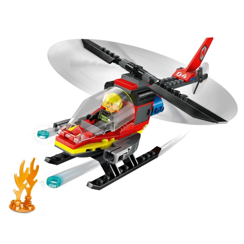 LEGO CITY 60411 FIRE RESCUE HELICOPTER LEGO CITY 60411 FIRE RESCUE HELICOPTER