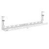 Maclean under-desk cable organizer, max. load 5kg, max. 728mm, white, MC-103 W Maclean under-desk cable organizer, max. load 5kg, max. 728mm, white, MC-103 W