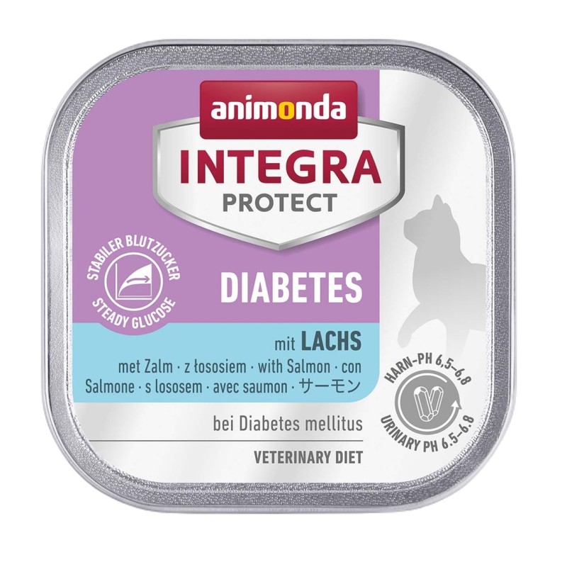 ANIMONDA Integra Protect Diabetes Salmon - wet cat food - 100g